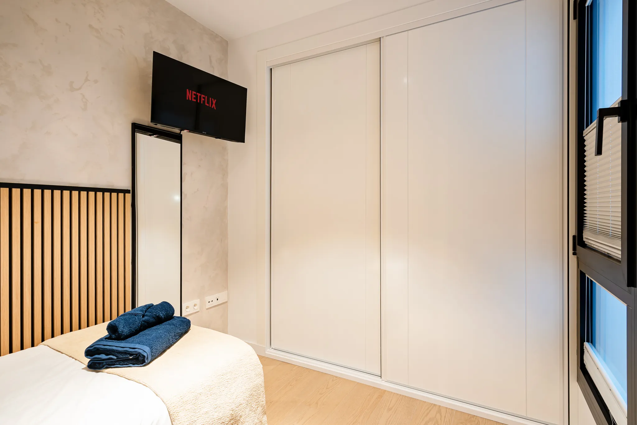 Habitación privada de una vivienda de coliving en Fuengirola